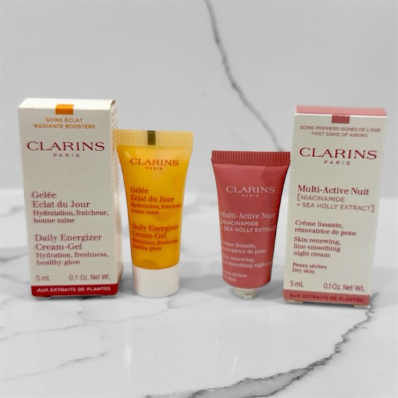 Skincare Travel Night Day Eye Face Cream Serum Cleanser Variety Set with Pouch - Picture 7 of 10